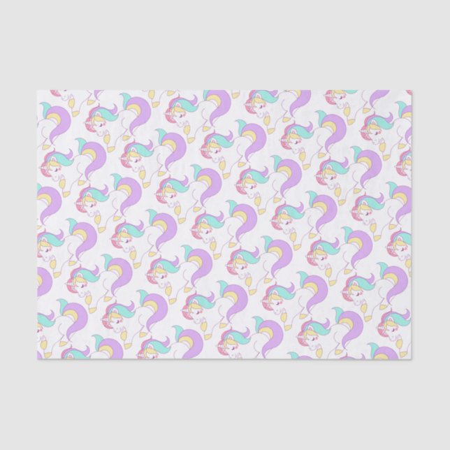 Magical Unicorn Birthday Tissue Paper (Front)