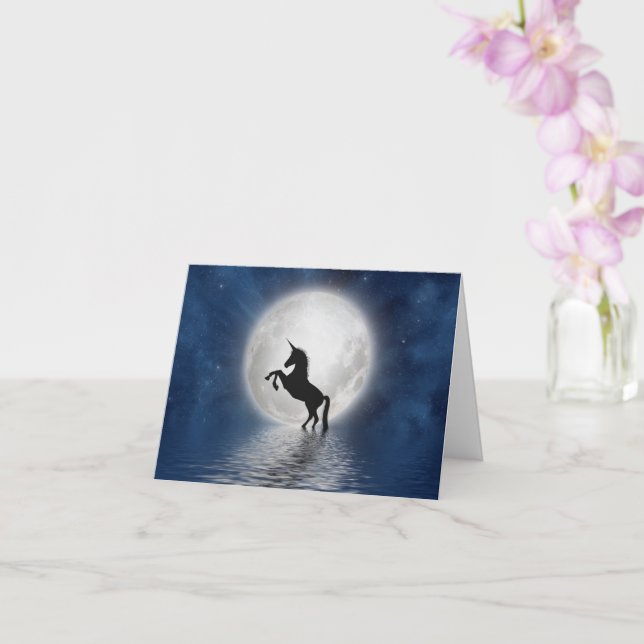 Magical Unicorn Card | Enchanting Design (Orchid)