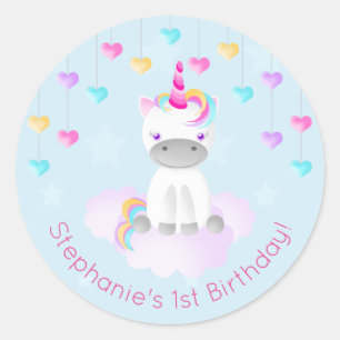 Magical Unicorn Classic Round Sticker