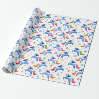 Magical Unicorn Colourful Wrapping Paper