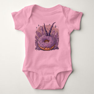 Magical Unicorn Doughnut Baby Bodysuit