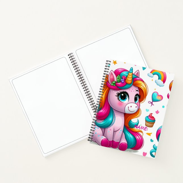 Magical Unicorn Drawing Journal (Inside)
