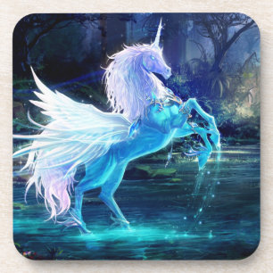 Magical Unicorn – Fantasy Pastel Creature Coaster