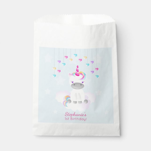 Magical Unicorn Favour Bag (Front)