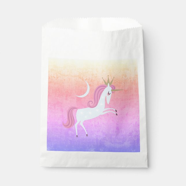 magical unicorn favour bag (Front)