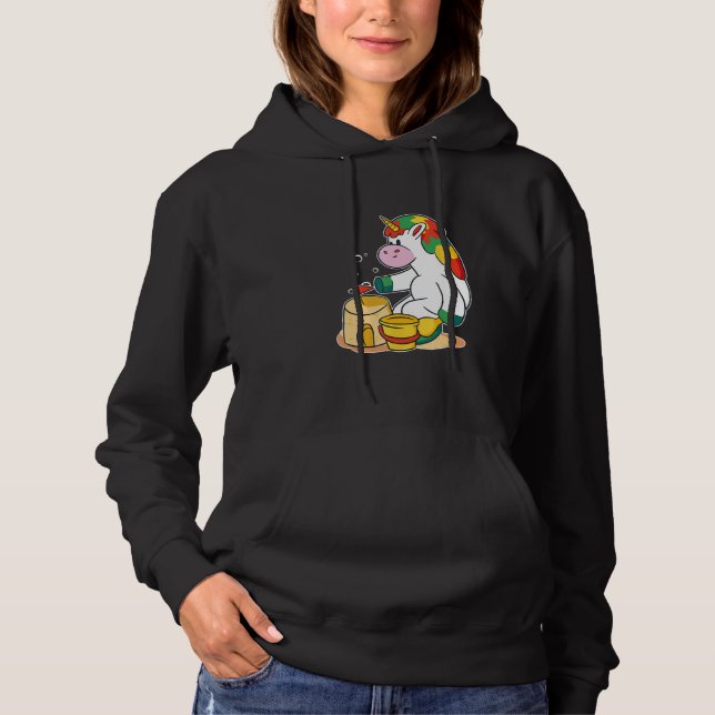 Magical Unicorn Fun and Whimsical for Unicorn Hoodie (Front)