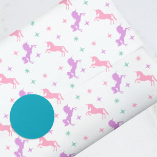 Magical Unicorn Girls Birthday Tissue Paper