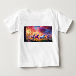 "Magical Unicorn Horses T-Shirt" Baby T-Shirt