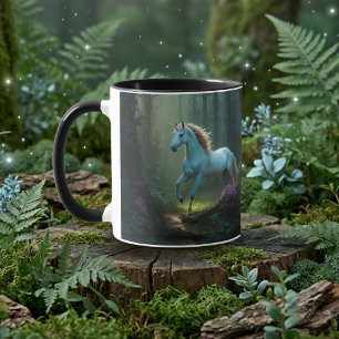 Magical Unicorn in Enchanted Forest Mug