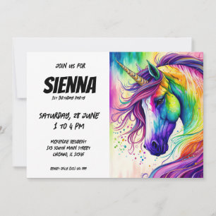 Magical Unicorn Invitation