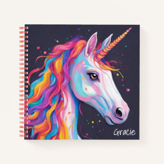 Magical Unicorn Journal Spiral Notebook