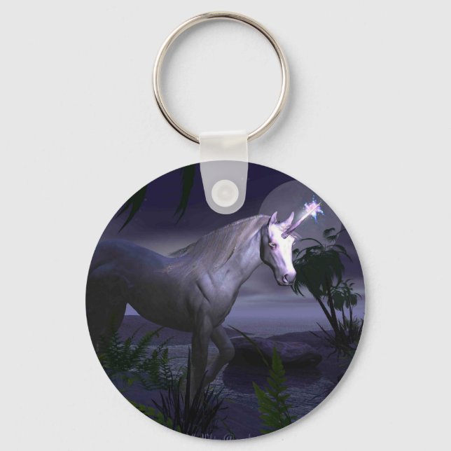 Magical Unicorn Keychain By Dragoncat (Front)
