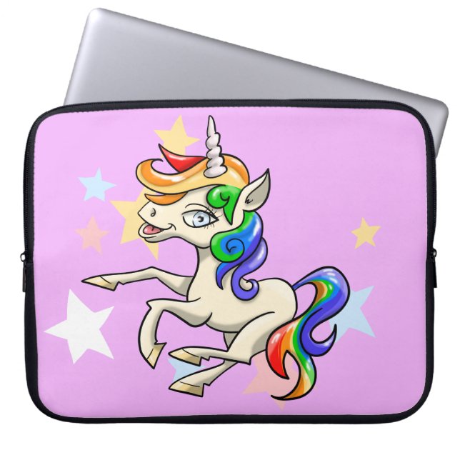 Magical Unicorn Laptop Sleeve (Front)