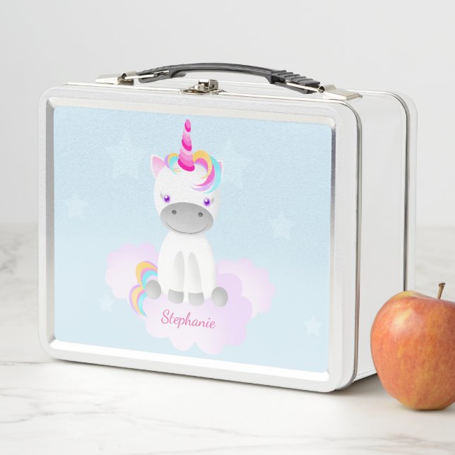 Magical Unicorn Metal Lunch Box (In Situ)