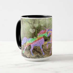 Magical Unicorn Mug with Forest