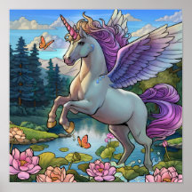 Magical Unicorn Pegasus Fairy Tale Kingdom