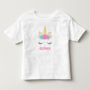 Magical Unicorn Personalized Toddler T-Shirt
