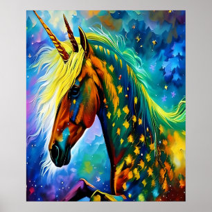 Magical Unicorn Printable Art High Quality Digital Poster