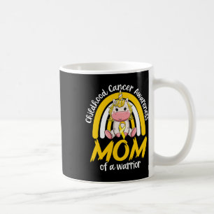 Magical Unicorn Proud Mum Of Childhood Cancer Ribb Coffee Mug
