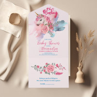 Magical Unicorn Rainbow Baby Shower