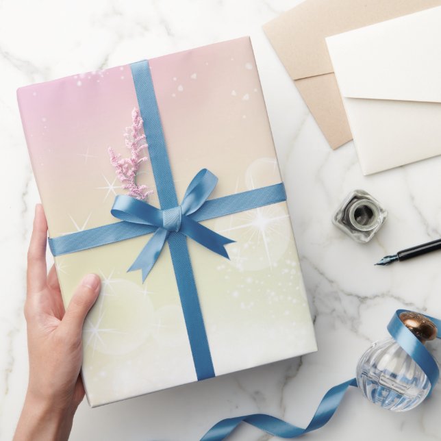 Magical Unicorn Rainbow Birthday Party Wrapping Paper (Gifting)