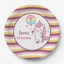 Magical Unicorn & Rainbow Girl 1st Birthday party