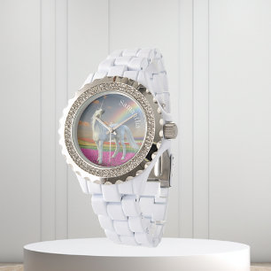Magical Unicorn Rainbow Personalised Watch