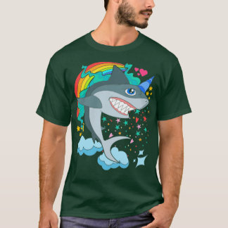 Magical Unicorn Rainbow Sharkicorn Fantasy Animal T-Shirt