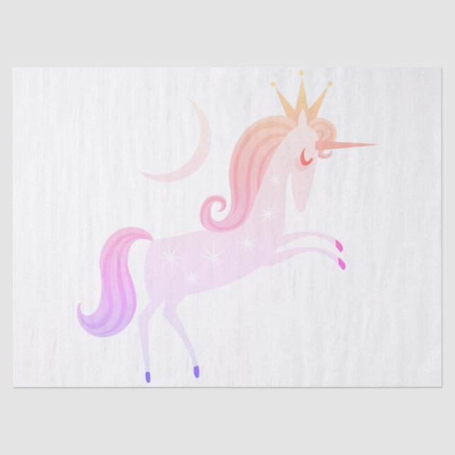 magical unicorn tissue paper (Front)