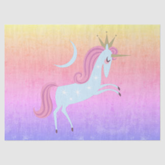 magical unicorn tissue paper