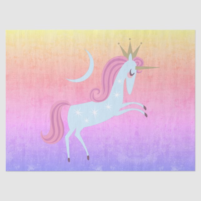 magical unicorn tissue paper (Front)