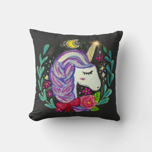 Magical Unicorn Vibes  Cushion (Front)