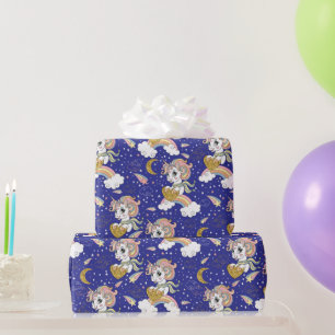 Magical Unicorns And Rainbows Wrapping Paper