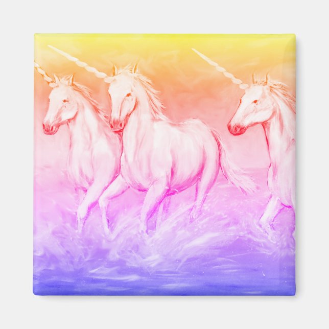 Magical Unicorns Magnet (Front)