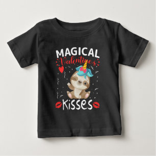 Magical Valentine's Kisses Baby T-Shirt
