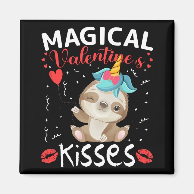 Magical Valentine's Kisses Magnet (Front)