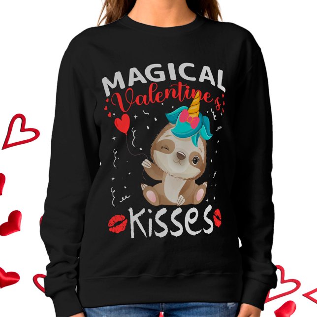 Magical Valentine's Kisses Sweatshirt (Creator Uploaded)