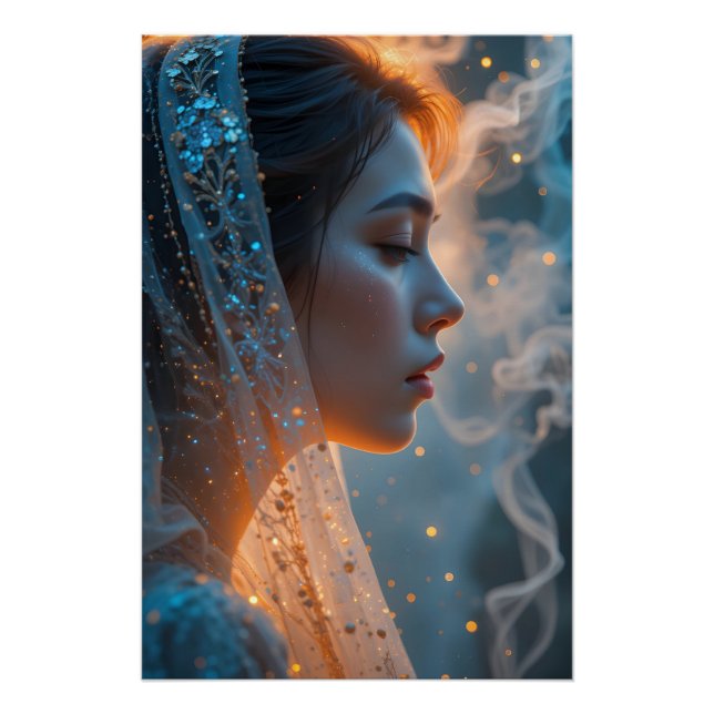 Magical Veil Portrait Poster (Front)