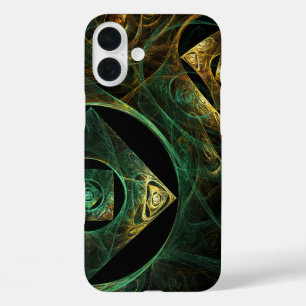 Magical Vibrations Abstract Art iPhone 16 Plus Case