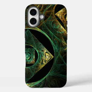 Magical Vibrations Abstract Art iPhone 16 Plus Case