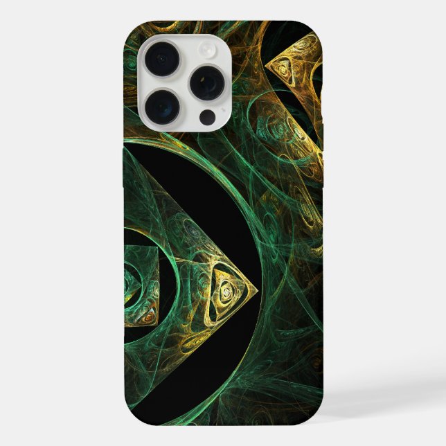 Magical Vibrations Abstract Art iPhone Case (Back)