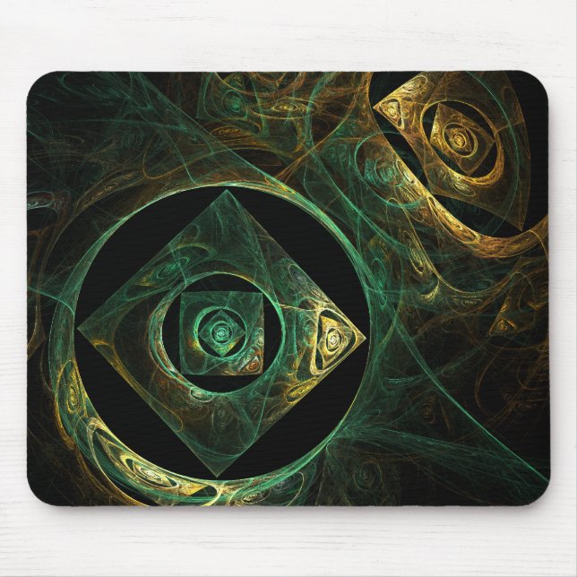 Magical Vibrations Abstract Art Mousepad (Front)