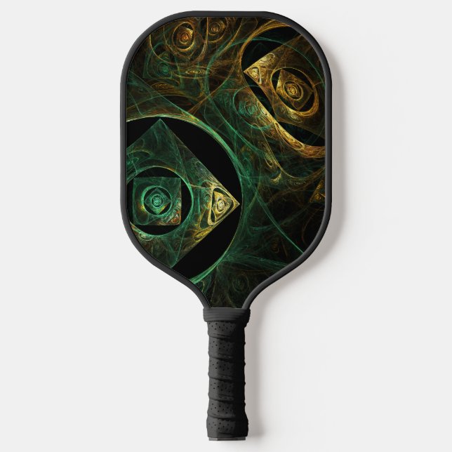 Magical Vibrations Abstract Art Pickleball Paddle (Front)
