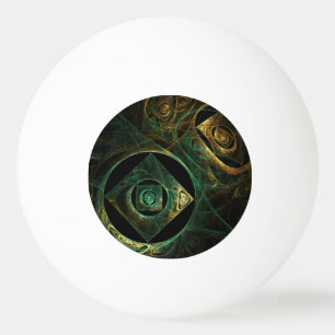 Magical Vibrations Abstract Art Ping Pong Ball