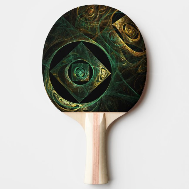 Magical Vibrations Abstract Art Ping Pong Paddle (Front)