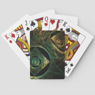 Magical Vibrations Abstract Art Playing Cards