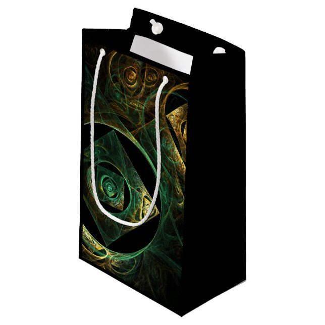 Magical Vibrations Abstract Art Small Gift Bag (Front Angled)
