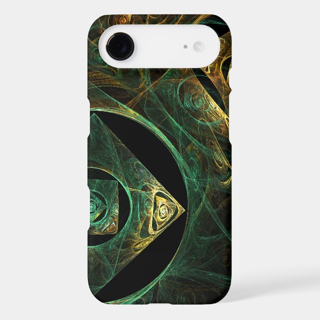 Magical Vibrations Abstract Fractal Art Design (Back)