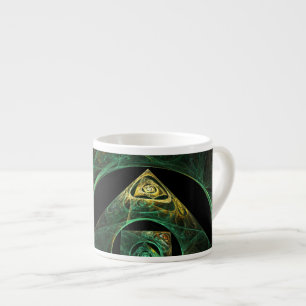 Magical Vibrations Abstract Fractal Art Design Espresso Cup