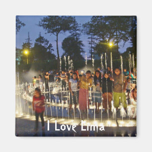 Magical Water Gardens-Lima, Peru Magnet